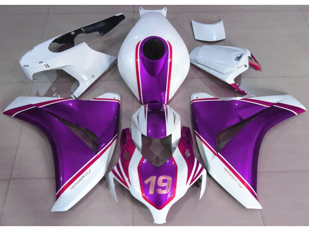 08-11 Violet Brillant & Blanc CBR1000RR Carénage 08-11 Violet Brillant & Blanc CBR1000RR Carénage