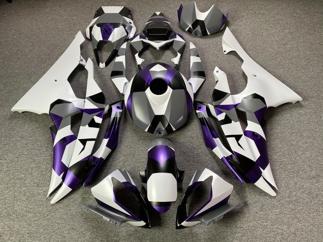 08-16 Neige Violette Mystique Camo R6 Carénage 08-16 Neige Violette Mystique Camo R6 Carénage