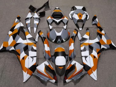 08-16 Orange Camouflage Uni R6 Carénage