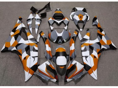 08-16 Orange Camouflage Uni R6 Carénage