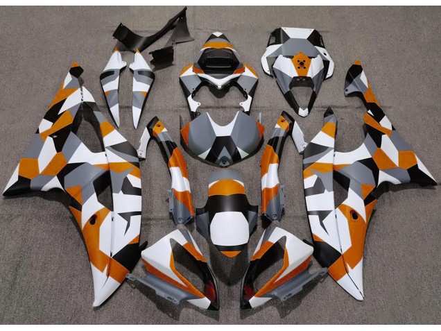 08-16 Orange Camouflage Uni R6 Carénage