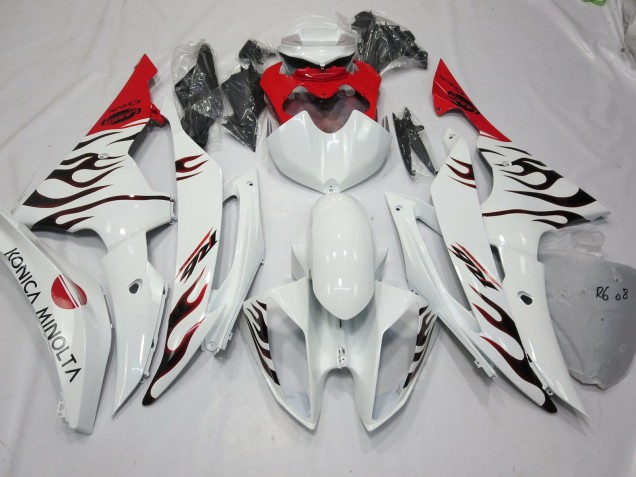 08-16 Speciale Fiamma Rosso R6 Carénage