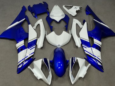 08-16 Style Personnalisé OEM Bleu & Blanc R6 Carénage