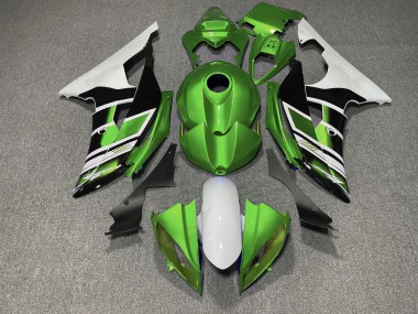 08-16 Vert Noir & Blanc Style OEM R6 Carénage