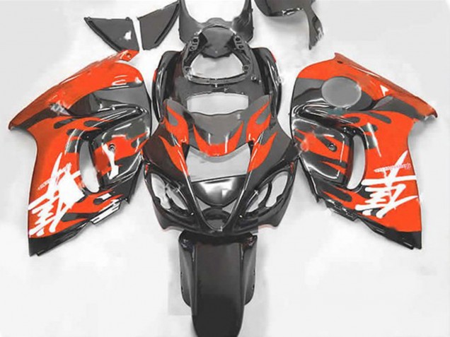 08-20 Orange & Gris GSXR 1300 Carénage