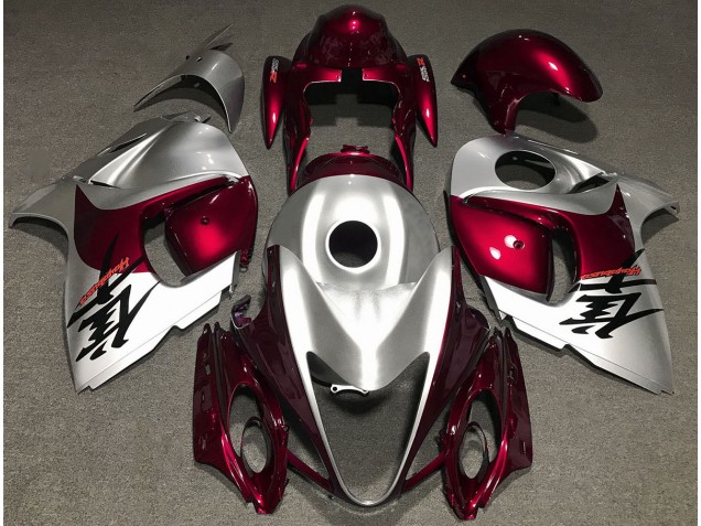 08-20 Rouge Brillant & Argent GSXR 1300 Carénage