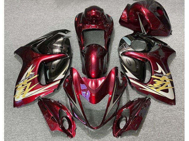 08-20 Rouge Profond & Or GSXR 1300 Carénage 08-20 Rouge Profond & Or GSXR 1300 Carénage