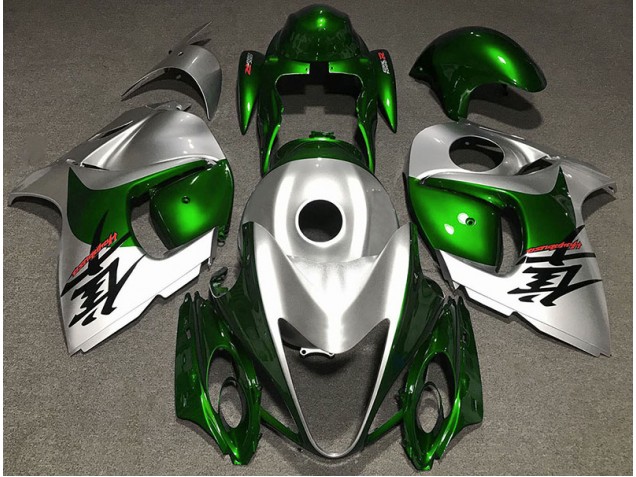 08-20 Vert Brillant & Argent GSXR 1300 Carénage