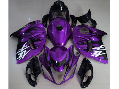 08-20 Violet Brillant & Noir GSXR 1300 Carénage