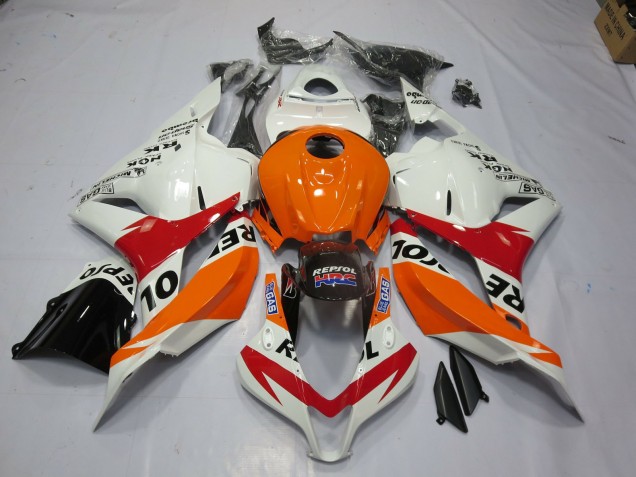 09-12 Blanc Repsol CBR600RR Carénage
