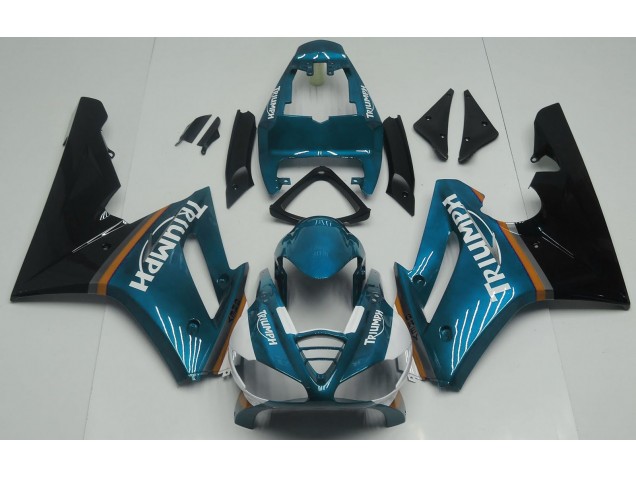 09-12 Bleu Clair Brillant Daytona 675 Carénage