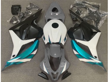 09-12 Gris Brillant Blanc & Bleu Clair CBR600RR Carénage