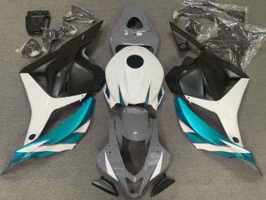 09-12 Gris Brillant Blanc & Bleu Clair CBR600RR Carénage