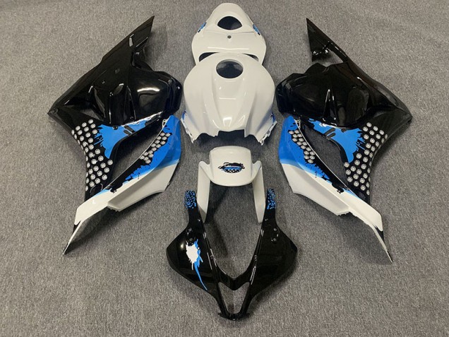 09-12 Noir Bleu & Blanc CBR600RR Carénage