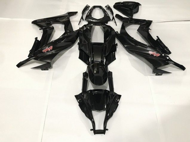 09-12 Noir Métallisé ZX6R Carénage 09-12 Noir Métallisé ZX6R Carénage