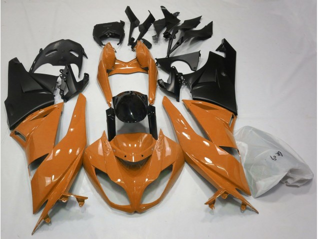09-12 Orange Brillant & Noir ZX6R Carénage