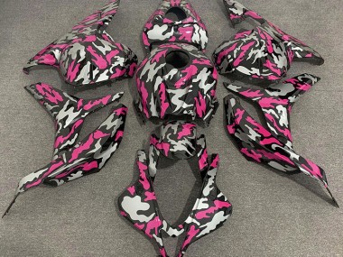 09-12 Rose & Argent Camo CBR600RR Carénage