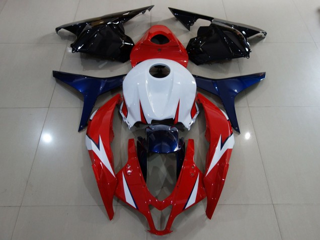 09-12 Rouge Brillant / Blanc CBR600RR Carénage