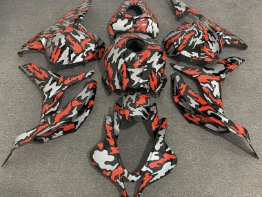 09-12 Rouge Gris Camouflage CBR600RR Carénage