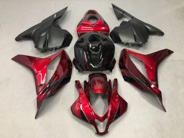 09-12 Rouge Profond Avec Du Noir CBR600RR Carénage