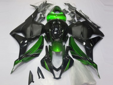 09-12 Spécial Vert Noir Mat CBR600RR Carénage