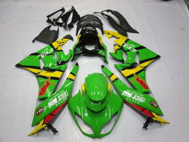 09-12 Vert Jaune ZX6R Carénage