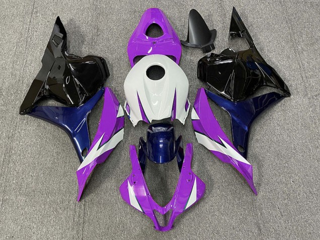 09-12 Violet & Blanc CBR600RR Carénage 09-12 Violet & Blanc CBR600RR Carénage