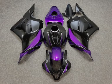 09-12 Violet Brillant & Noir CBR600RR Carénage