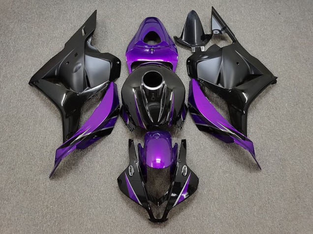 09-12 Violet Brillant & Noir CBR600RR Carénage