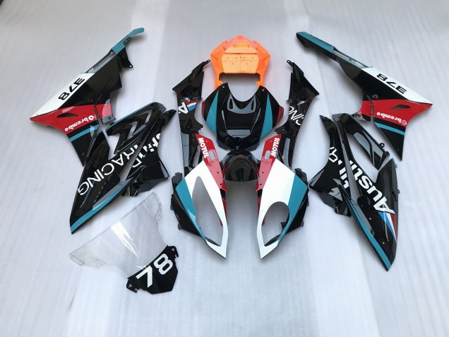 09-14 Alien Bleu & Blanc S1000RR Carénage