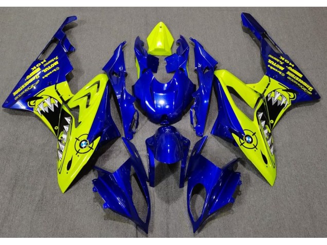 09-14 Alien Bleu & Blanc S1000RR Carénage 09-14 Alien Bleu & Blanc S1000RR Carénage