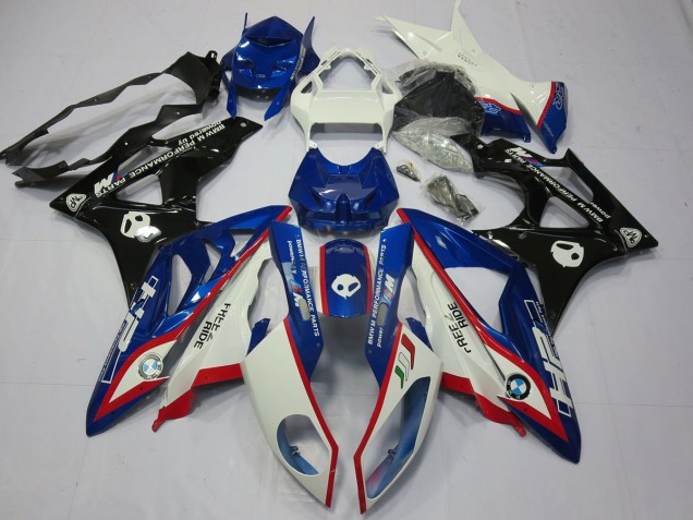 09-14 Alien Bleu & Blanc S1000RR Carénage 09-14 Alien Bleu & Blanc S1000RR Carénage