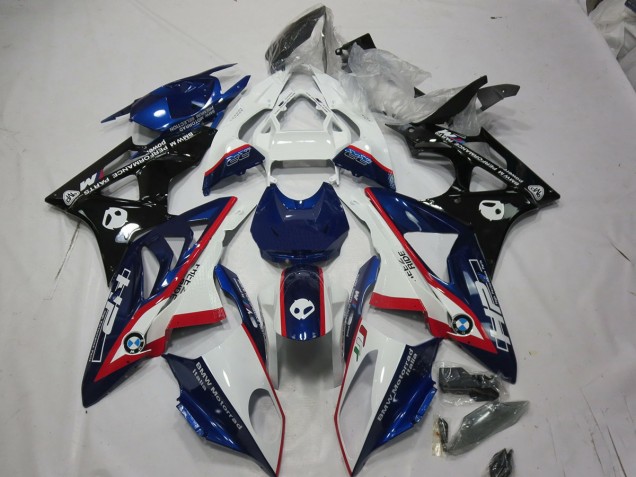 09-14 Alien Bleu & Blanc S1000RR Carénage 09-14 Alien Bleu & Blanc S1000RR Carénage