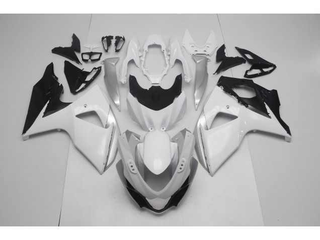 09-16 Blanc Brillant & Argent GSXR 1000 Carénage