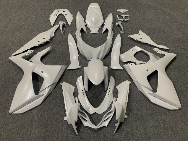 09-16 Blanc Brillant Uni GSXR 1000 Carénage