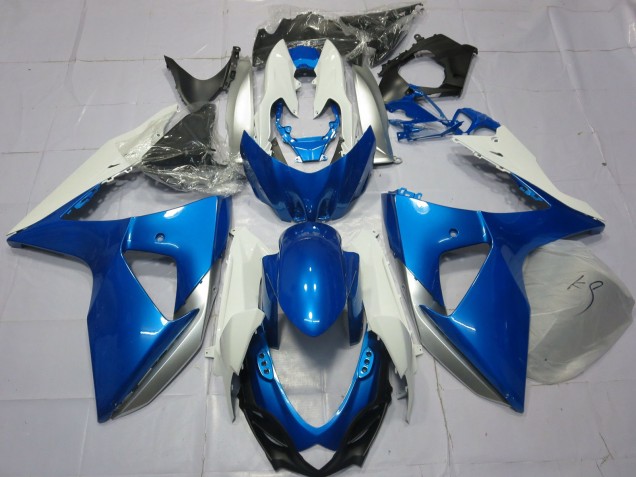 09-16 Bleu & Blanc GSXR 1000 Carénage
