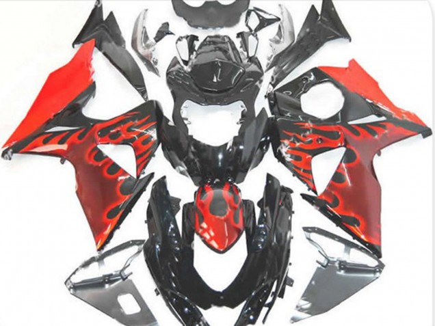 09-16 Rosso Fiamma GSXR 1000 Carénage