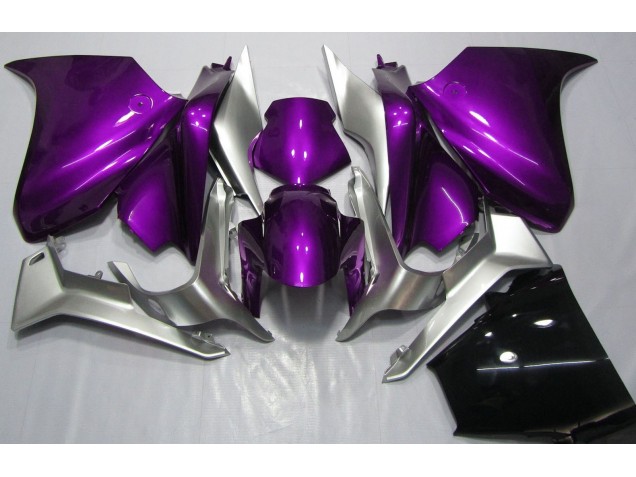 10-13 Violet Profond & Argent VFR1200 Carénage
