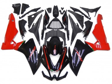 10-15 Rouge & Noir RSV4 1000 Carénage