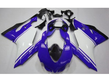11-14 Bleu Brillant Blanc & Noir Ducati 1199 Carénage