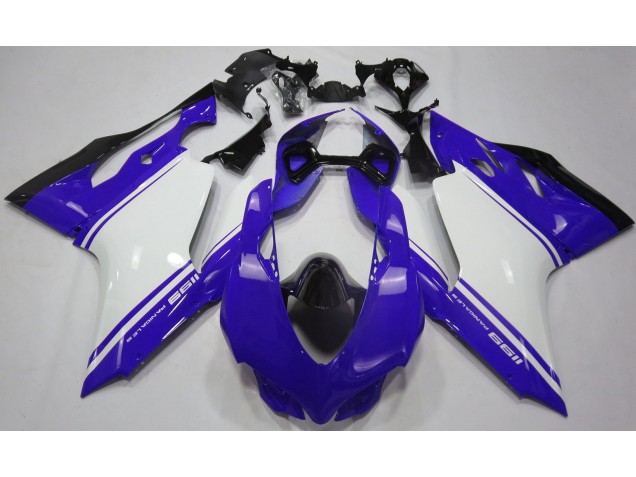 11-14 Bleu Brillant Blanc & Noir Ducati 1199 Carénage