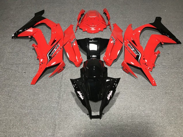 11-15 Rouge & Noir ZX10R Carénage 11-15 Rouge & Noir ZX10R Carénage