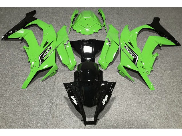11-15 Vert Brillant & Logos ZX10R Carénage 11-15 Vert Brillant & Logos ZX10R Carénage