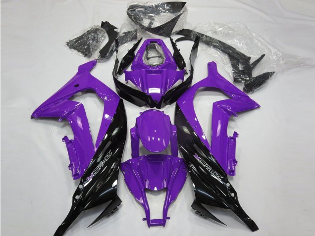 11-15 Violet Brillant & Noir ZX10R Carénage