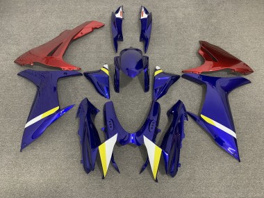 11-24 Bleu Avec Bas Rouges GSXR 600-750 Carénage