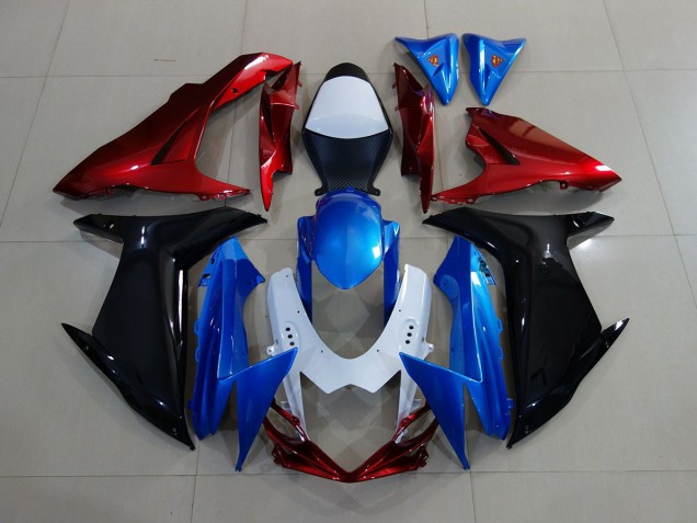 11-24 Bleu / Noir / Rouge GSXR 600-750 Carénage