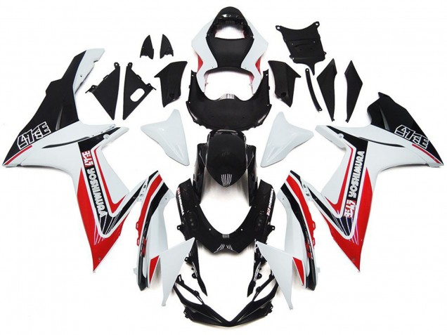 11-24 Kit De Style Personnalisé Rouge GSXR 600-750 Carénage 11-24 Kit De Style Personnalisé Rouge GSXR 600-750 Carénage
