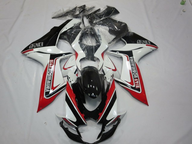 11-24 Rouge Blanc & Noir GSXR 600-750 Carénage 11-24 Rouge Blanc & Noir GSXR 600-750 Carénage
