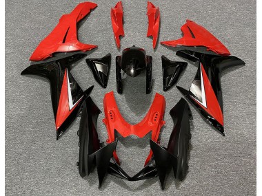 11-24 Rouge Brillant & Noir GSXR 600-750 Carénage