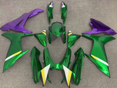 11-24 Vert Brillant & Violet GSXR 600-750 Carénage